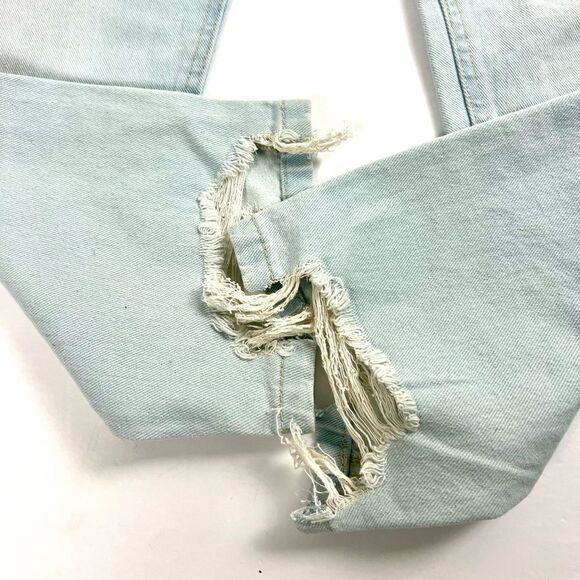 NWT Refuge Denim Mom High Rise Light Blue Jeans - Picture 4 of 9